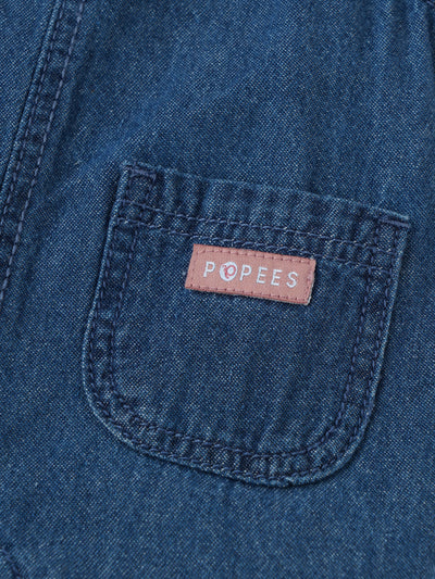 Popees Comfy & Trendy (0–9 Months) Dungaree Set for Newborn Boys