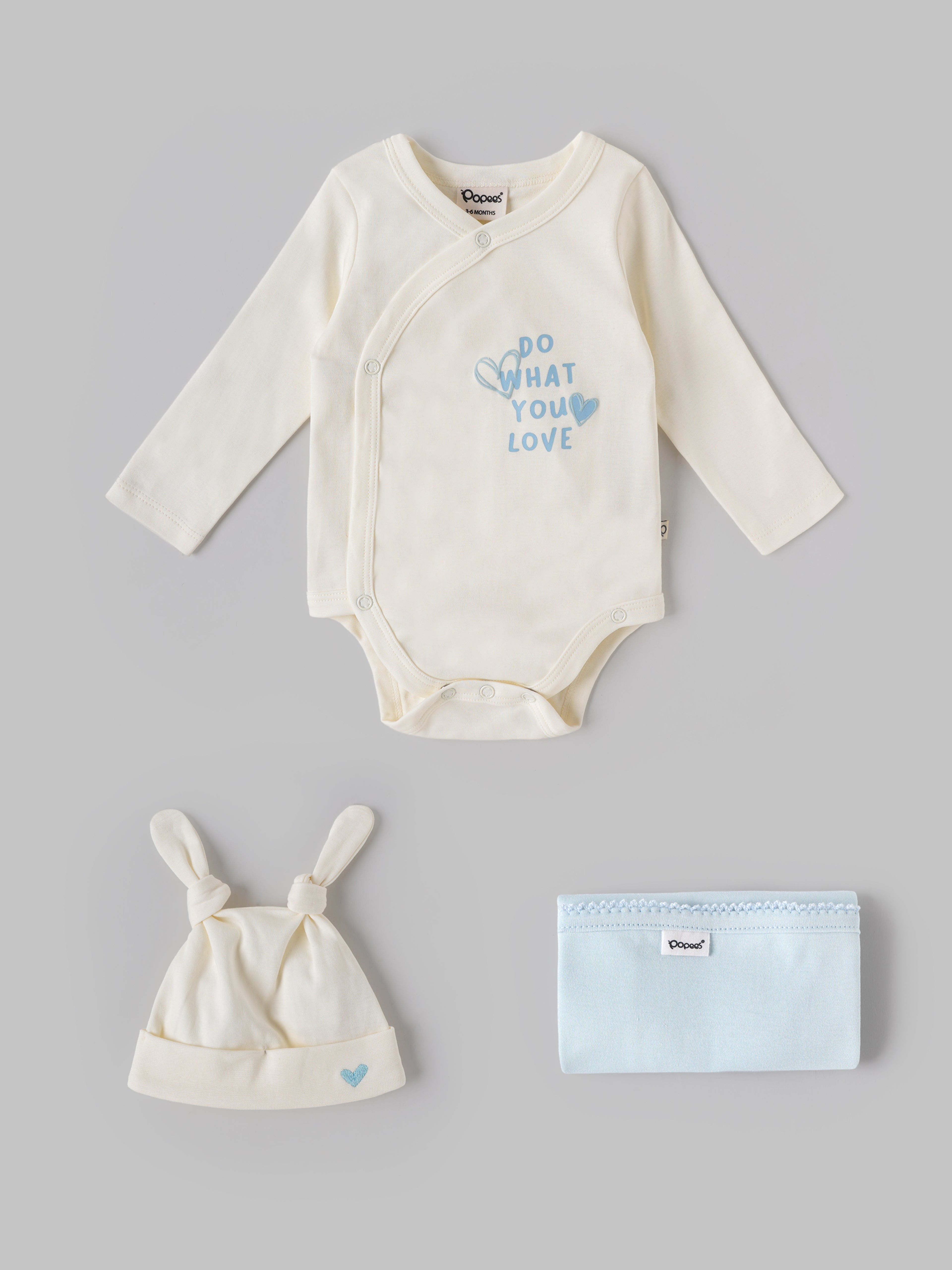 Popees Baby Unisex Premium Newborn Gift Box Set | 0–6 Months