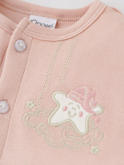 Popees Comfy & Cute Baby Wear Half Sleeve Printed Romper (0–6 Months)for Babies