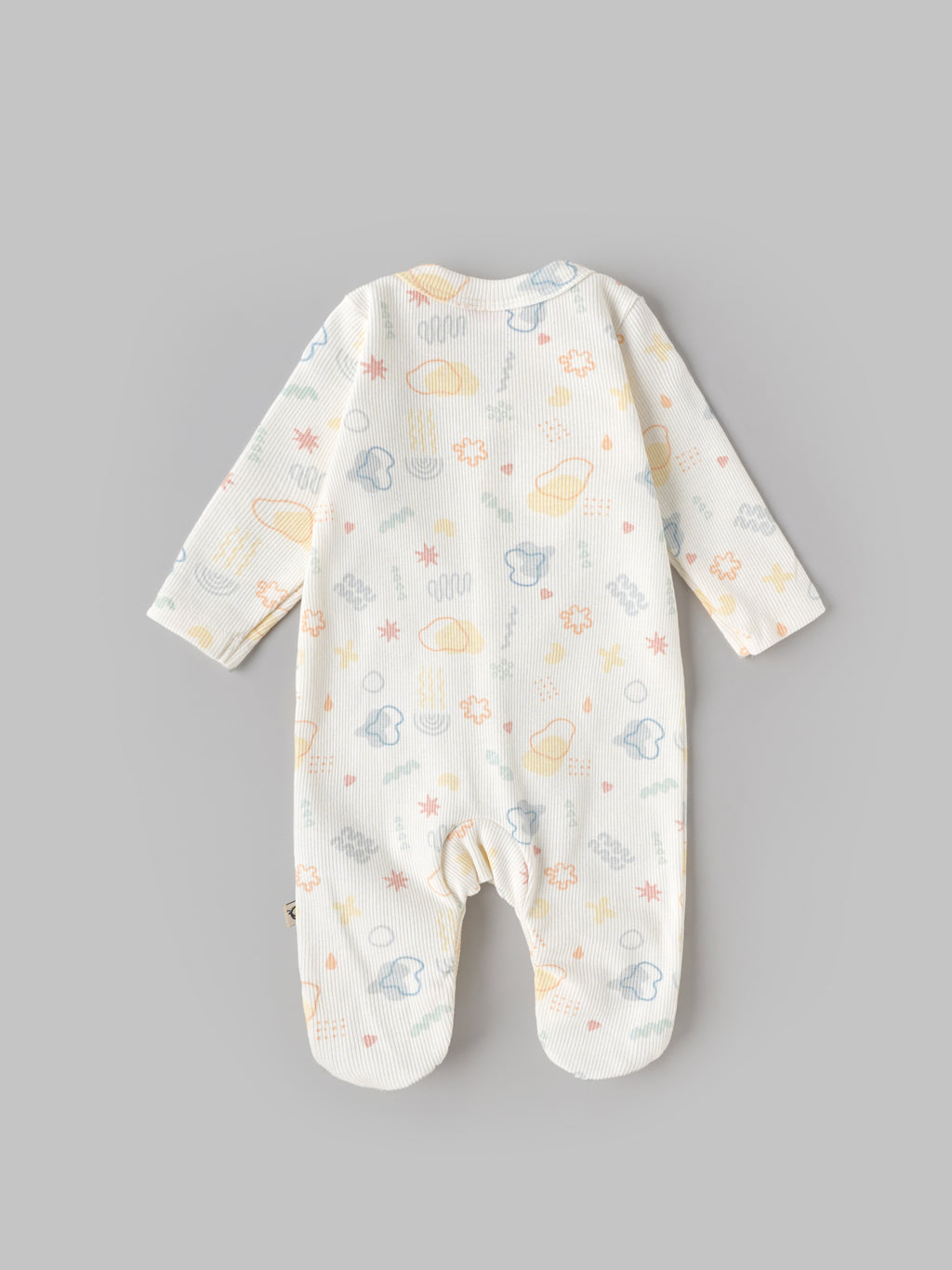 Popees Baby Unisex Printed Footed Romper |NB-6 Months