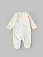 Popees Baby Unisex Printed Footed Romper |NB-6 Months
