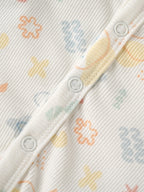 Popees Baby Unisex Printed Footed Romper |NB-6 Months