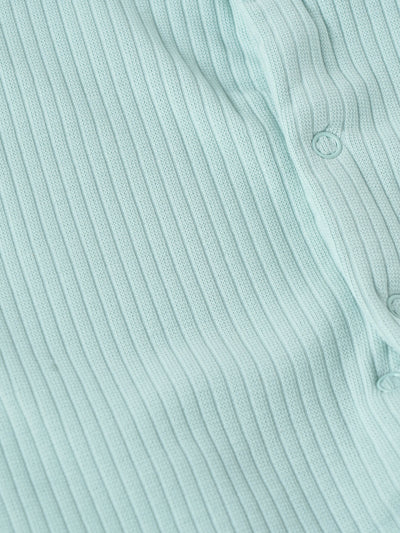 Popees Cute Printed Full Sleeves Sleepsuit with Front Snap Buttons(0–9 Months)for Babies