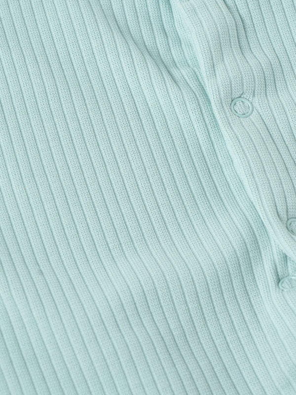 Popees Cute Printed Full Sleeves Sleepsuit with Front Snap Buttons  (0–9 Months)for Babies