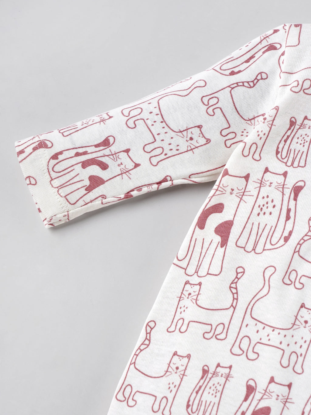 Popees Soft & Stylish All-Over Printed Sleepsuit(0-6 Months)for Newborn Babies