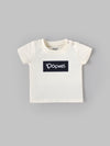 Popees Baby Unisex Cotton Half Sleeve T-Shirt| Off White| Newborn To 9 Months