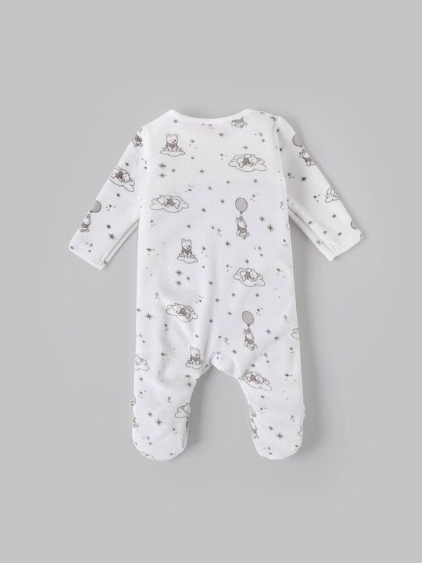 Popees Comfy & Stylish Full-Sleeve Front Open Sleepsuit (0–6 Months) for Newborn Babies