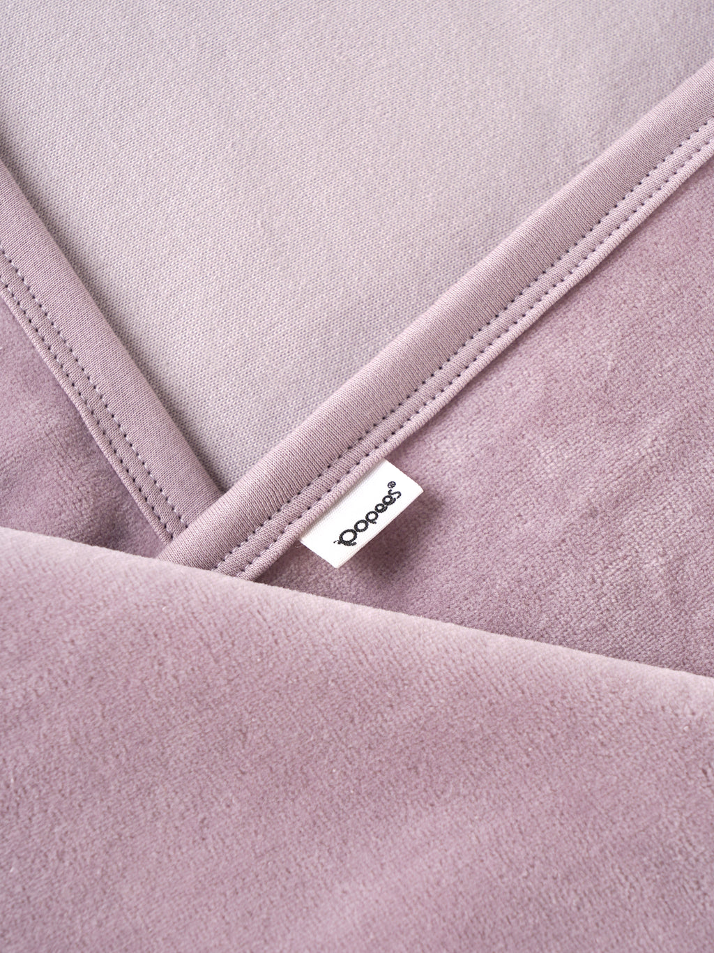 Popees Baby Hooded Bath Towel – Ultra-Absorbent Lavender Plush Newborn Wrap