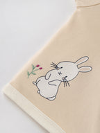 Popees Infant Unisex Cotton Wrap Top| Beige| Tiny Baby, Newborn -9 Months