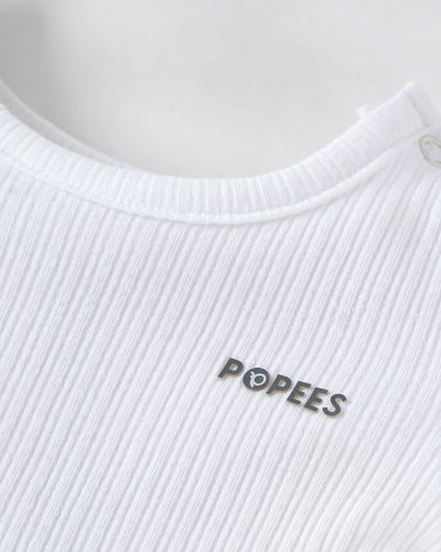 Popees Skin-friendly & Comfy T-Shirt (0-9 Months) for Newborn Babies