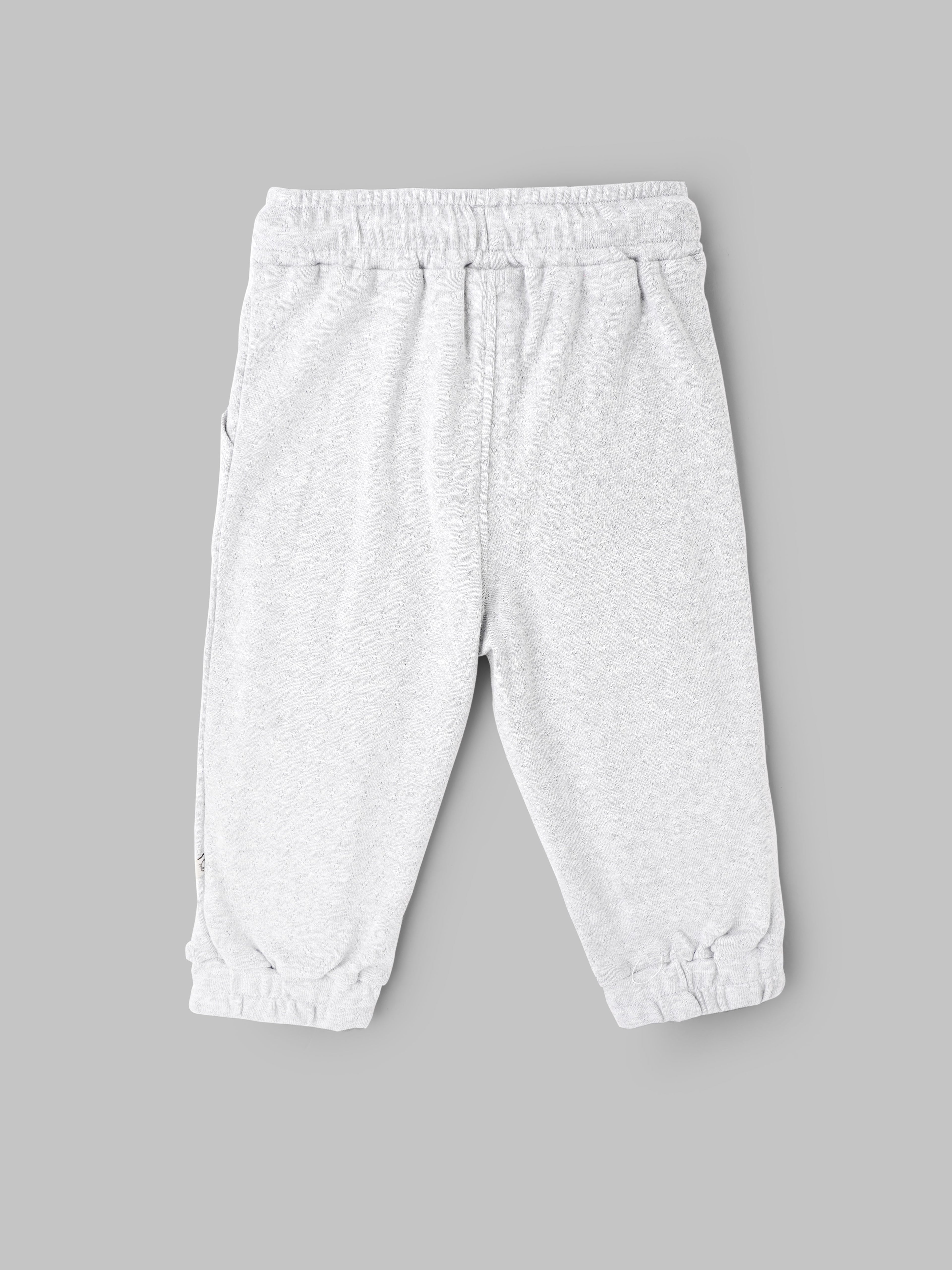 Popees Baby Boys Cotton Jogger Pants| Grey| 9 Months To 4 Years