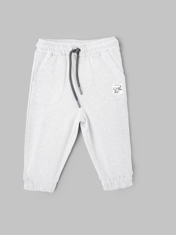 Popees Baby Boys Cotton Jogger Pants| Grey| 9 Months To 4 Years