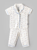 Popees Baby Boys Cotton Night Suit Set | Printed Half Sleeve Shirt & Full Length Pyjama Co-ord Set | 9 Months 4 Years