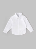 Popees Baby Boys White Full Sleeve Formal Shirt| 9 Months to 4 Years