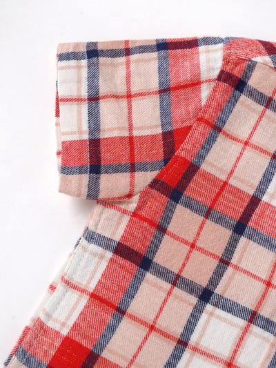 Popees Baby Boys Checked Cotton Shirt |Collared Button-Down, 9M to 4Y