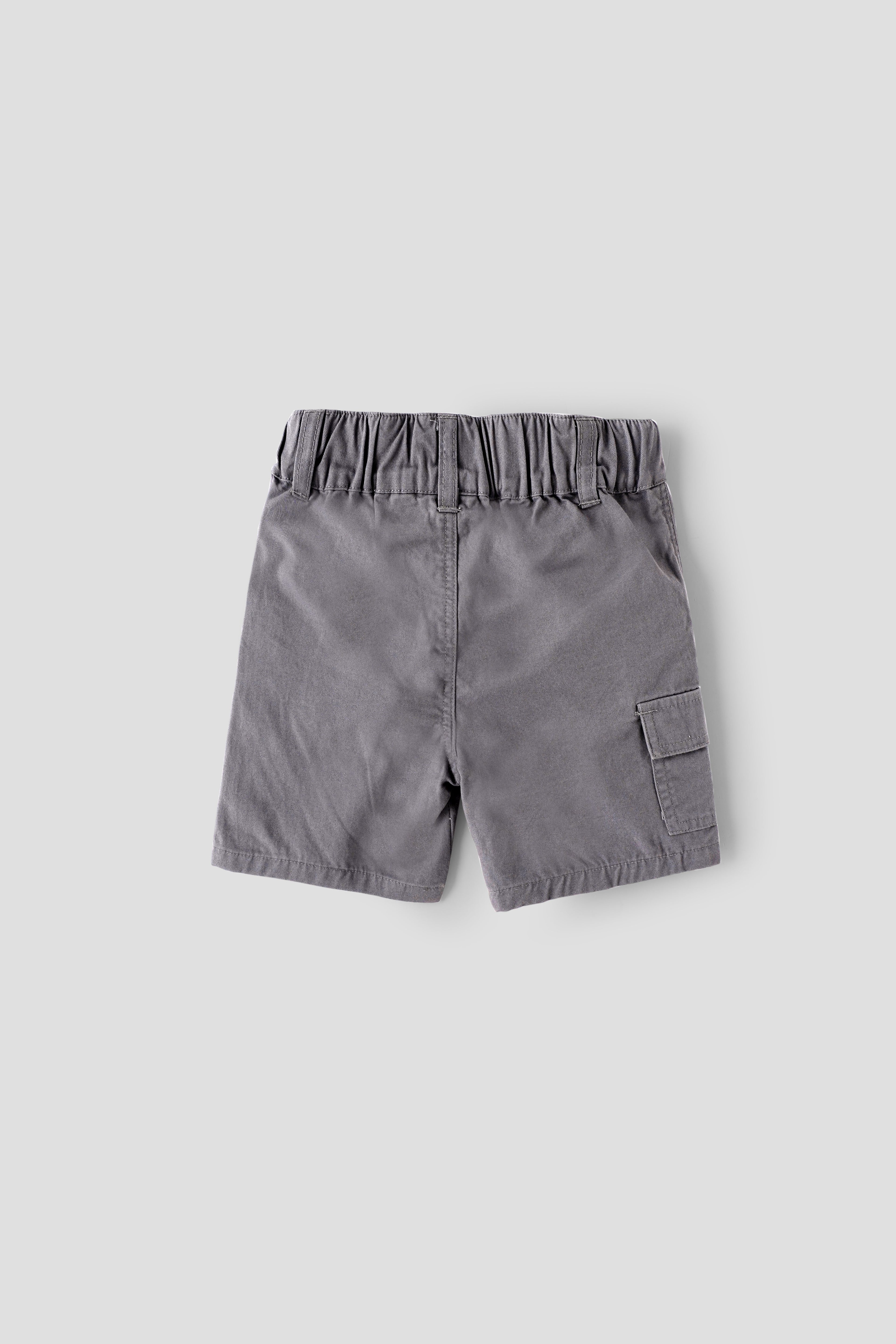 Popees Baby Boys Cotton Cargo Shorts| 9–12 Months, 1–4 Years