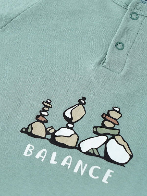 Popees Trendy & Stylish Chest Printed Half Sleeve T-Shirt(9M-6Year)for Boys