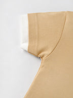 Popees Baby Boys Printed Pocket T-Shirt| Beige| 9 Months To 4 Years
