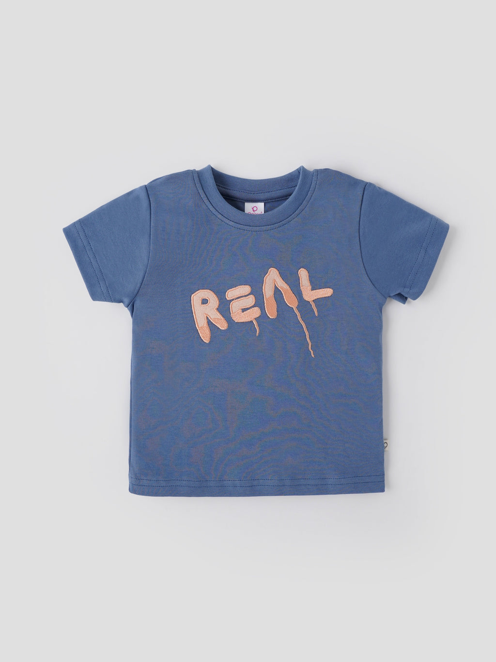 Popees Boys Blue Cotton T-Shirt |Soft Breathable Casual Round Neck Top| 9 Months–4 Years