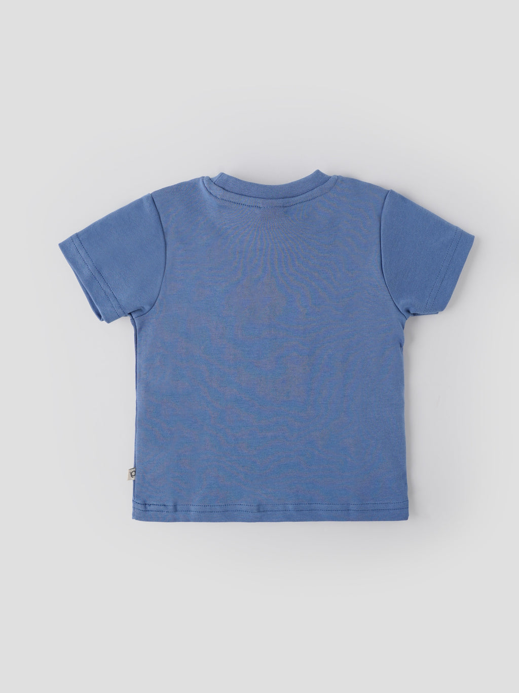 Popees Boys Blue Cotton T-Shirt |Soft Breathable Casual Round Neck Top| 9 Months–4 Years