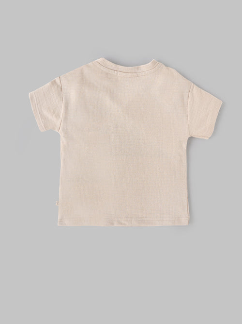 Popees Baby Boys Cotton T-Shirt, Short Sleeve Graphic Printed Casual Top |9 Months to 4 Years