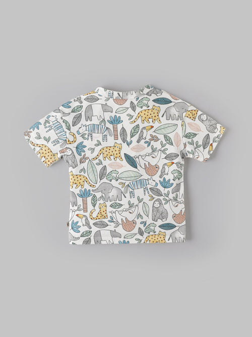 Popees Baby Boys Cotton T-Shirt| Multi-Color| 9 Months to 4 Years