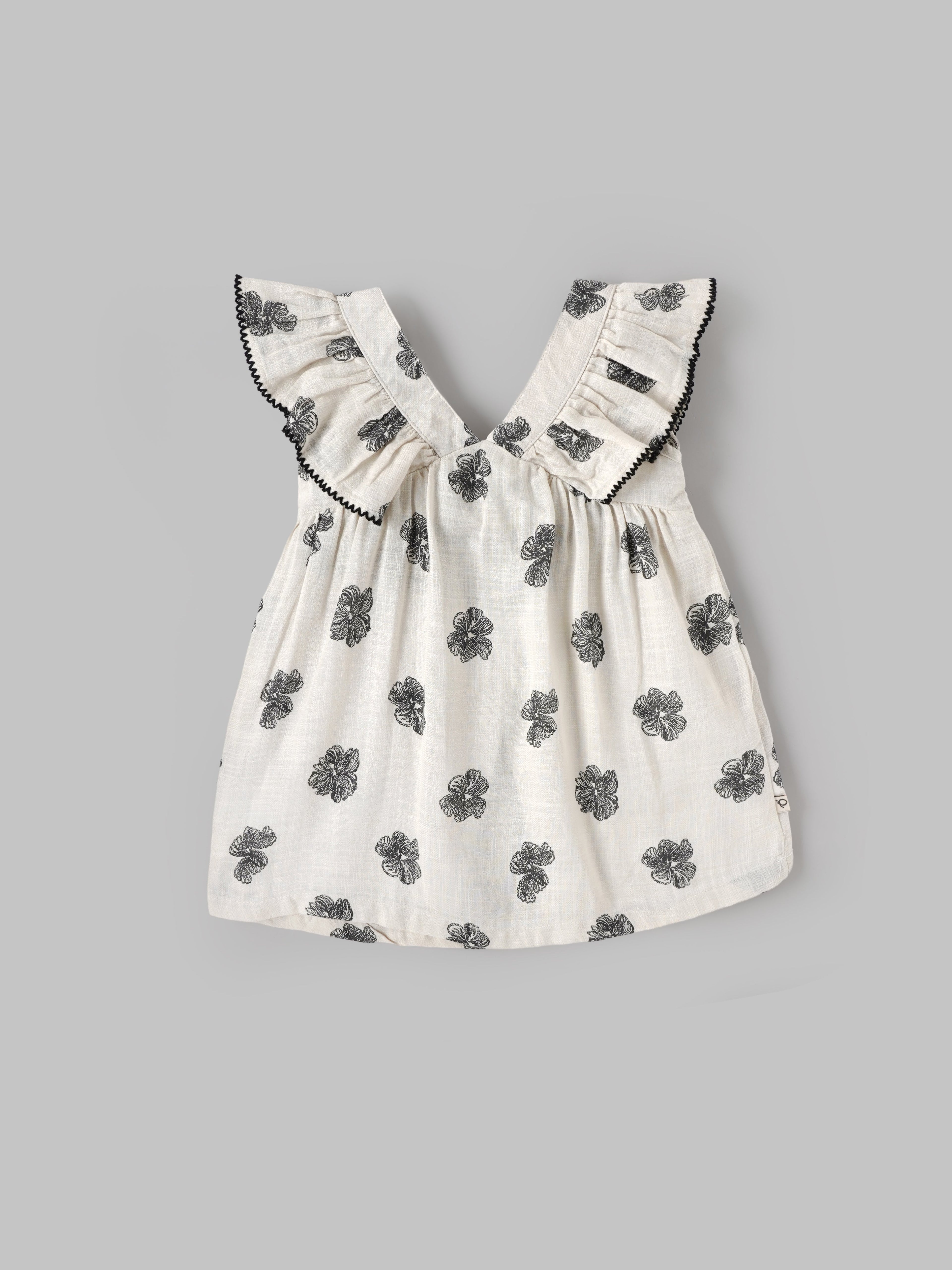 Popees Baby Girls Floral Printed Dress| 9 Months – 4 Years