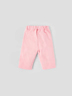Popees Baby Girls Cotton Knit Pants| Pink| 9 Months To 4 Years