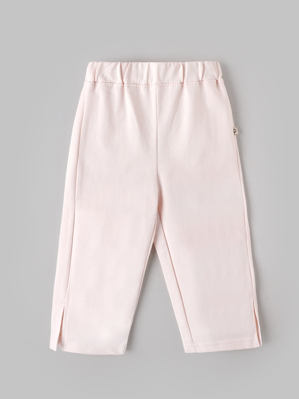 Popees Baby Girls Soft & Comfortable Full Length Pants|Elastic Waistband with Side Slit Detail|9 Months -4 Years