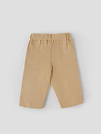 Popees Baby Girls Waffle Knit Pants with Elastic Waist |Soft Cotton Casual Wear |9 Months - 4 Years