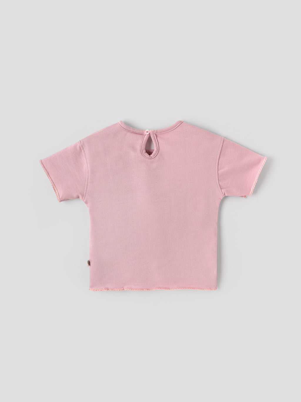 Popees Baby Girls Knit Short Sleeve Top| 9 Months to 4 Years