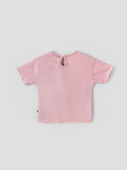 Popees Baby Girls Knit Short Sleeve Top| 9 Months to 4 Years