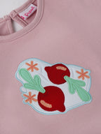Popees Baby Girls Knit Short Sleeve Top| 9 Months to 4 Years