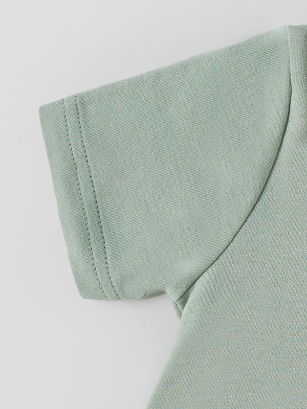 Popees Comfortable  Polo T-Shirt with Floral Embroidery (1–4 Years) for Girls