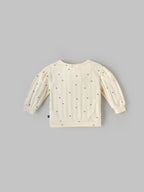 Popees Soft & Stylish Heart Printed Full Sleeve Top (1-9 Months)for New Girls