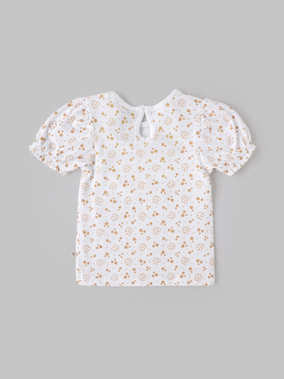 Popees Cute and Comfortable All Over Printed Top (1-6 Years)for Baby Girls