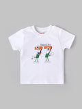 Popees Baby Boys Republic Day Special White T-Shirt| 9M–4Y