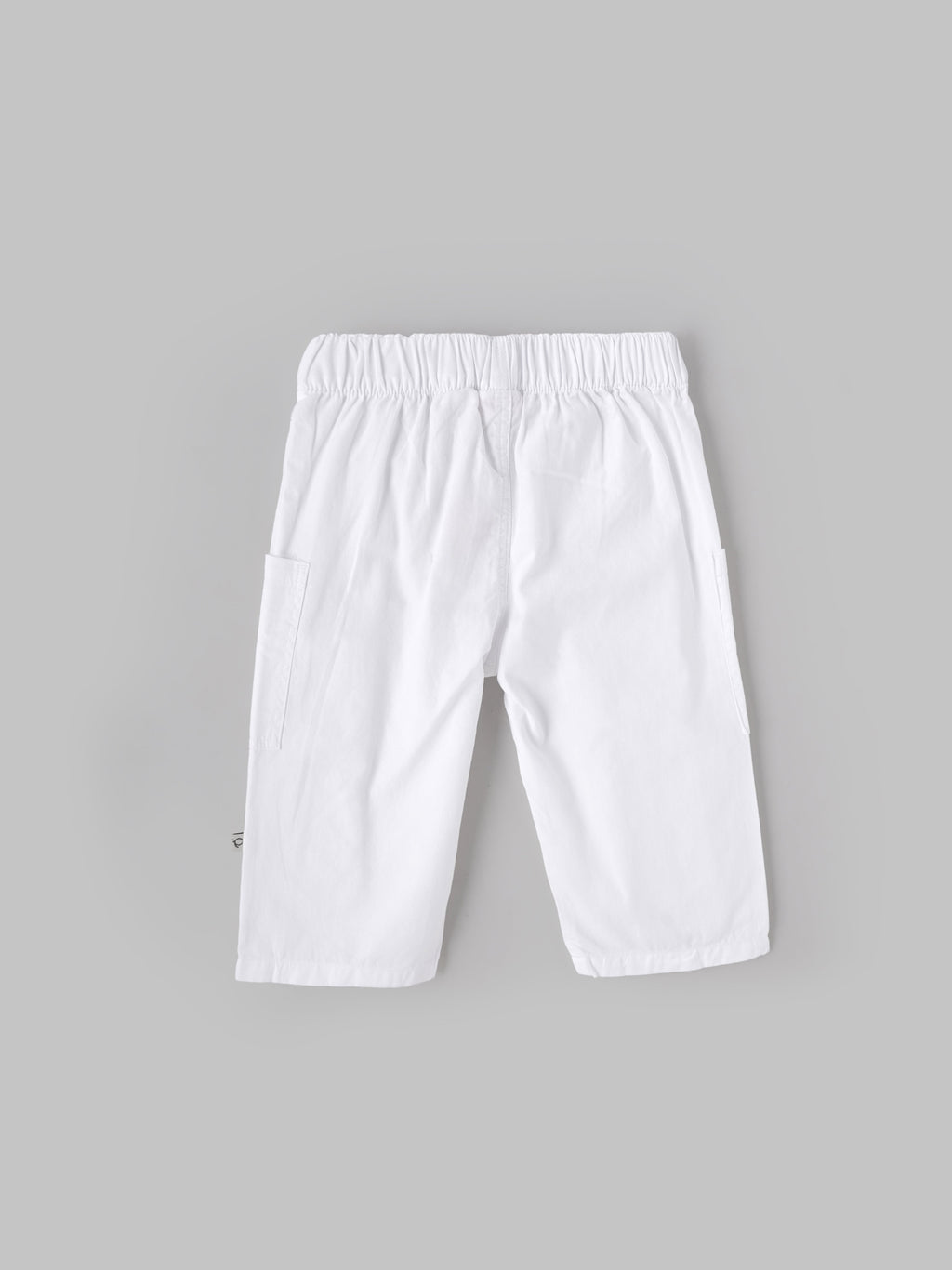 Popees Baby Unisex White Cotton Casual Pant| 9 Months to 4 Years