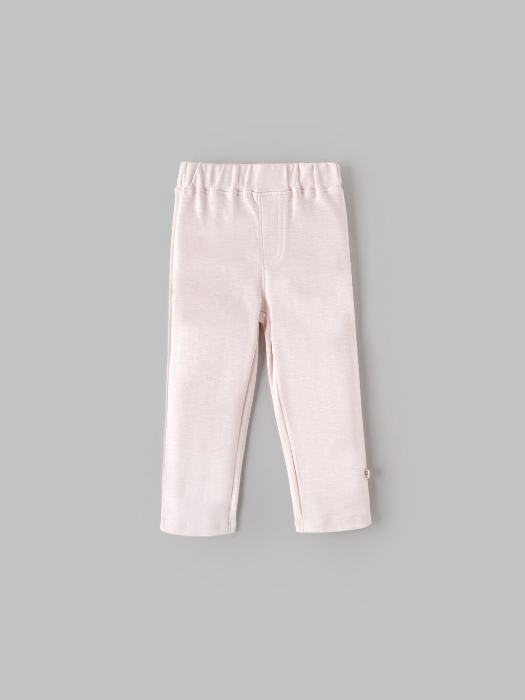 Popees Baby Girls Cotton Pants Pack of 2 | Solid & Pastel Geometric Print Elastic Waist (Size 3-36 M)