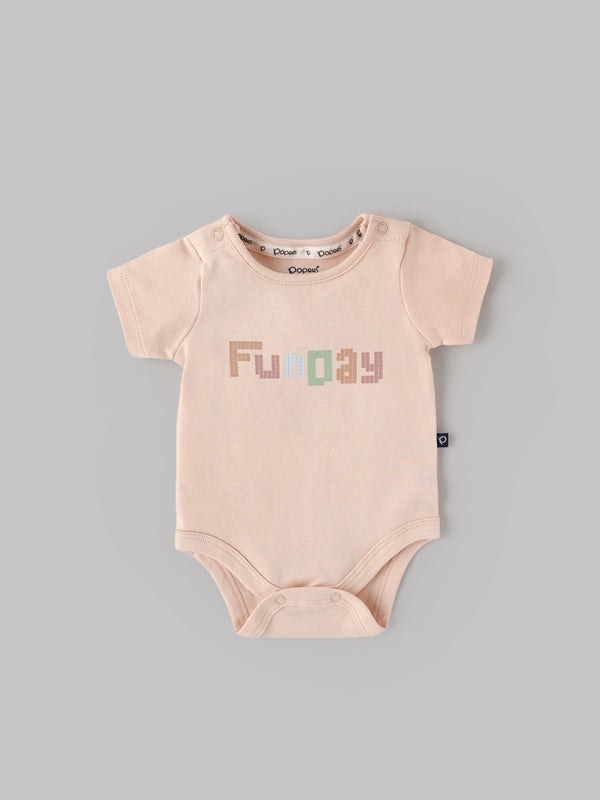 Popees Baby Boys Bodysuit Set Pack of 2| Tiny Baby, Newborn to 6 Months