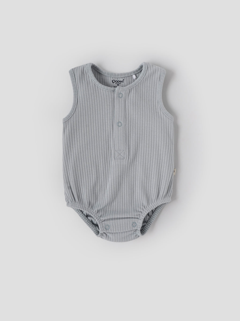 Popees Baby Boys Sleeveless Bodysuit Set Pack of 2| Tiny Baby, Newborn to 6 Months