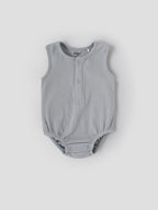 Popees Baby Boys Sleeveless Bodysuit Set Pack of 2| Tiny Baby, Newborn to 6 Months