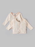 Popees Baby Boys Cotton Front Open Jabla Set |Tiny Baby, Newborn to 6 Months