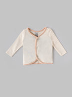 Popees Baby Boys Cotton Front Open Jabla Set |Tiny Baby, Newborn to 6 Months