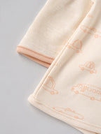 Popees Baby Boys Cotton Front Open Jabla Set |Tiny Baby, Newborn to 6 Months