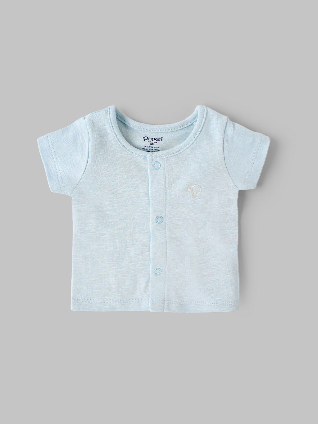 Popees Baby Boys Cotton T-Shirt Pack of 2| Tiny Baby, Newborn to 6 Months