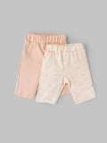 Popees Baby Boys Cotton Shorts Pack of 2 |Solid & Vehicle Print Elastic Waist (Size T, Newborn–9M)