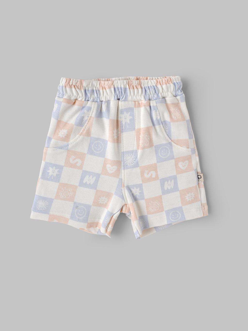 Popees Baby Cotton Shorts Combo Set, Soft Breathable Elastic Waist Infant Shorts Pack of 2 (Newborn–9 Months)