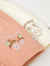 Popees Soft Peach & Cream Baby Shorts with Cute Printed Designs(0–9 Months)for Baby Boys