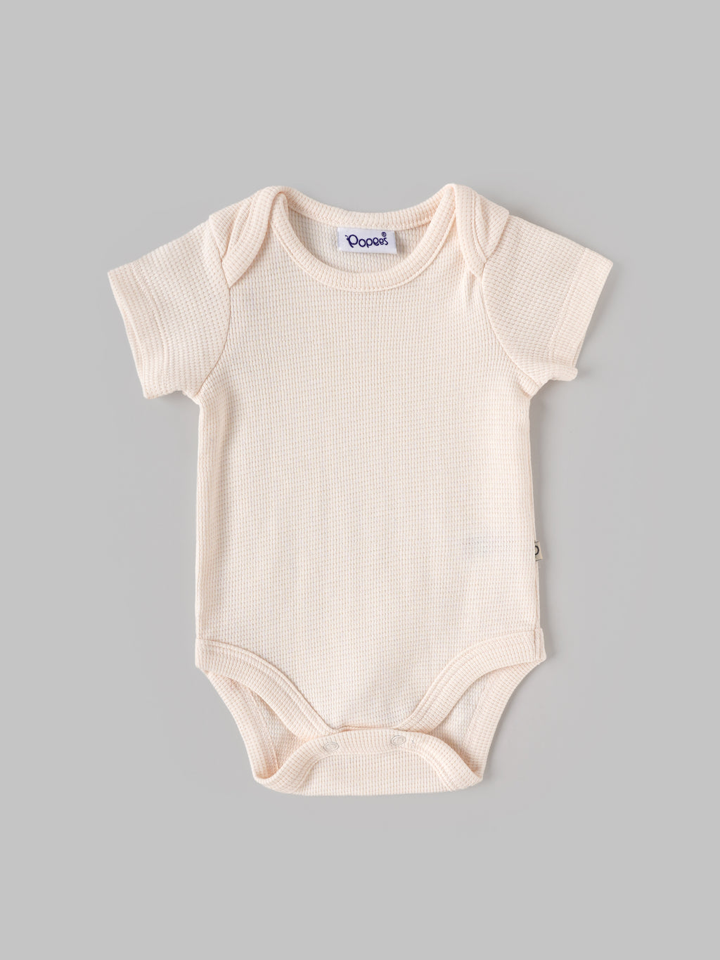 Popees Baby Girls Short Sleeve Bodysuit Set of 2 | Soft Everyday Wear | 0-6 Months